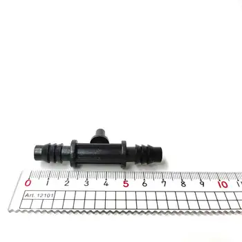 3pcs Sodo Drėkinimo Priemonės Micro Lašelinę Laistymo Laistymo Sistema, 8/12mm žarna 6mm Purškimo antgalis Jungtis
