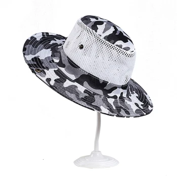 Atsparus vandeniui, Saulės Skrybėlę Kibirą Vasaros Vyrai Moterys Žvejybos Boonie Hat Saulės UV Apsauga Ilgai Didelio Masto Kraštų Bob Pėsčiųjų Lauko