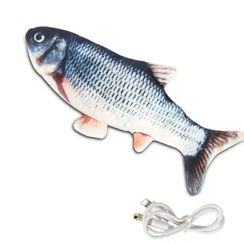 Modeliavimo Žuvų Elektros Sūpynės Žuvys Šokinėja Žuvys Modeliavimas Karpis Žolės Karpis Naminių Kačių Žaislas Usb Elektros Žuvys