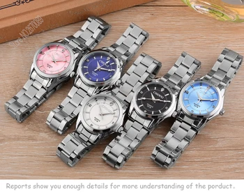 Mados CHENXI Prekės CX021B relogio Prabanga Moterų Atsitiktinis vandeniui Laikrodžiai moterų mados Suknelė kalnų krištolas Plieno Rankiniai laikrodžiai