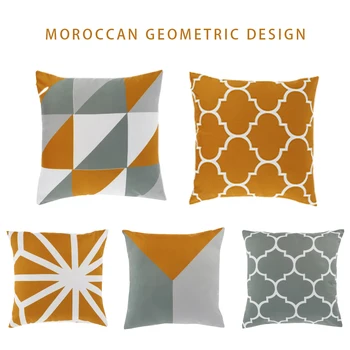 Šiaurės šalių šiuolaikinio abstraktaus geometrijos pagalvėlė padengti aikštėje mesti užvalkalas sofa juosmens pagalvę padengti patalpų