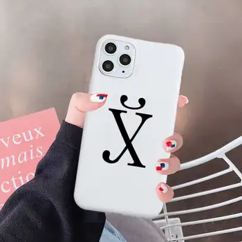 Rusijos Citata Šūkis Laišką coque funda padengti Telefono dėklas Saldainiai Spalvos iPhone 6 7 8 11 12-os mini pro X XS XR MAX Plus