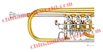 Kinijos Muzikos Pasaulio Aukso Lako Trimitas (CMWTR-B440)