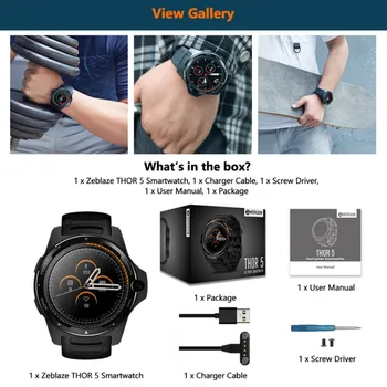 ZL Zeblaze Dviguba Sistema 4G Smartwatch 1.39 Colių 454*454px 2GB+16GB 8.0 MP Priekinė Kamera Smart Žiūrėti 545 mah Ličio Baterija