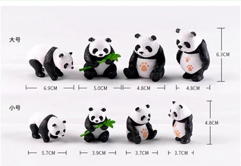 8pcs Panda 