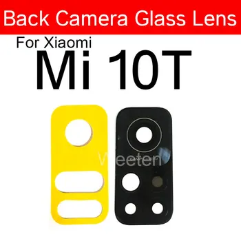 Galinis galinė vaizdo Kamera Stiklinis Lęšis Su klijuojamas Lipdukas Klijai Xiaomi Mi 10T Mi 10TPro Didelis Stiklinis Lęšis Pakeitimas, Remontas, Dalys