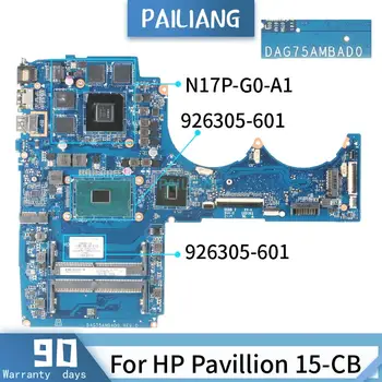 PAILIANG Nešiojamojo kompiuterio plokštę HP Pavilion 15-CB Mainboard Core SR32Q i7-7700HQ N17P-G0-A1 DDR4