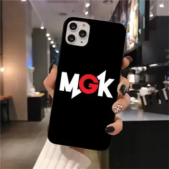 MGK Machine Gun kelly Telefono dėklas skirtas iphone 12 pro max 11 pro XS MAX 8 7 6 6S Plus X 5S SE 2020 XR atveju