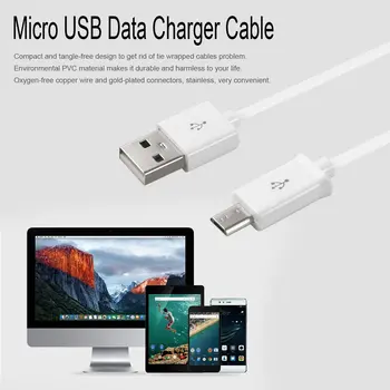Raundas V8 USB Micro USB Įkrovimo Duomenų Kabelis Mažas Dydis 1m 3ft Samsung USB 2.0 5w Geltona, Balta ACEHE PVC 0.03 kg (0.07 lb.)