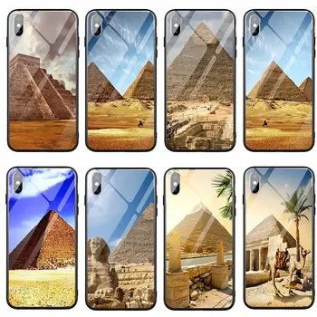 Egipto Piramidės Grūdinto Stiklo Mobiliojo Telefono 