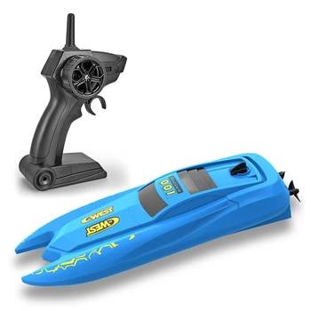 RC Valtis Mini-Įkrovimo greitaeigiu kateriu Vaikų Žaislas Nuotolinio Valdymo Laivo Modelis