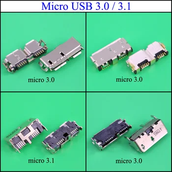 YuXi Micro USB 3.0/3.1 B Tipo SMT Moterų Lizdo Jungtis standžiuosius Diskus Duomenų Sąsaja Parduoti nuostolingai JAV Baltarusija Ukraina