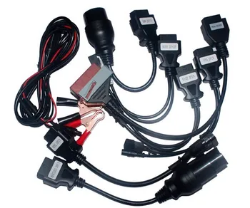 A++ cdp kabeliai OBD2 OBD pilnas komplektas 8 automobilių diagnostikos kabeliai Priemonė cdp Pro automobiliai ir sunkvežimiai automobilių diagnostikos kabelis delphis