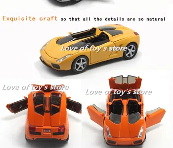Free Shopping Automobilio Modelį 1/32 Lamborghini Lydinio Diecast Traukti Atgal Miniatiūriniai Metaliniai Modelio Automobilių vaikams, Žaislai, Dovanos, Nauji Metai