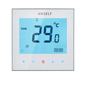 3A 110-230V Savaitės Thermoregulator LCD Ekranas Touch Screen Vandens Šildymo Termostatas Kambario Temperatūros Reguliatorius