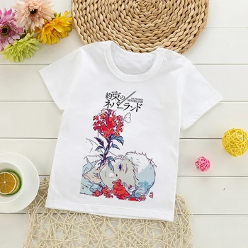 Pažadas Neverland big sister berniukų marškinėliai t trumpas estetinės grafinis roupas infantis masculino viršūnes kūdikių