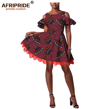 2019 afrikos bodycon suknelė ankara audinio seksualus vaškas batikos vestuvių dashiki suknelės moterims spausdinti heidi bazin riche AFRIPRIDE A1925028