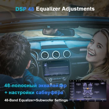 Android 10.0 DSP Automobilio Radijo Multimedijos Grotuvas Jeep Grand Cherokee WK2 2008-2013 m. Vaizdo Navigacija GPS 4G 64G Nr. 2 Din DVD