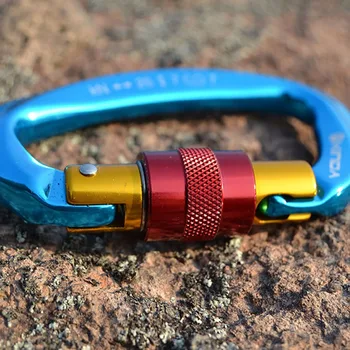 Aukštos kokybės Profesionalios Saugos Master Lock D Sagtis Laipiojimo Užraktas Karabinai Alpinizmas Sagtis Įranga Pėsčiųjų mažas įrankis