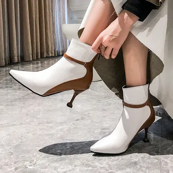 MEMUNIA 2020 naują atvykimo moterų batai pažymėjo tne rudens žiemos stiletto kulniukai batai mados suknelė šalies batų moteris