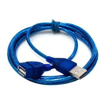JINCHI 1M/1.5 M/2M Super Ilgas USB 2.0 Vyrų ir Moterų ilgiklis Didelės Spartos USB prailginimo Duomenų Perdavimo Sinchronizavimo Kabelis PC Bmk