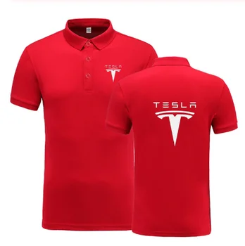 2020New Atvykimo Prekės ženklo Drabužių Vyrams Tesla logotipu Polo Marškinėliai Atsitiktinis Vyrų Polo Marškinėliai trumpomis Rankovėmis Polo Marškinėliai 6