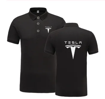 2020New Atvykimo Prekės ženklo Drabužių Vyrams Tesla logotipu Polo Marškinėliai Atsitiktinis Vyrų Polo Marškinėliai trumpomis Rankovėmis Polo Marškinėliai 6