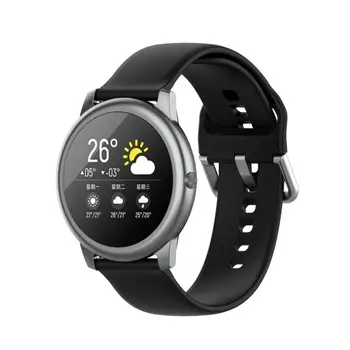 Watchband už XiaoMi Haylou Saulės Watchband Silikono Dirželis Žiūrėti Žiūrėti Riešo Apyrankę Haylou Saulės LS05 Smart Priedai