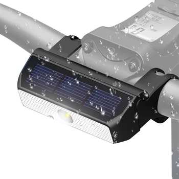 Dviračio Šviesos Smart Saulės priekinis žibintas atsparus Vandeniui LED Dviračio Priekinės Šviesos Skaitymo Šviesos Super Ryškus Kalnų Dviračių Elektros Scoote