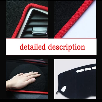 RKAC Automobilio prietaisų skydelio apima kilimėlis Chery E3 visus metus Dešinėje pusėje dashmat trinkelėmis brūkšnys apima auto prietaisų priedai
