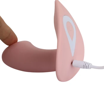 Sekso reikmenų Parduotuvėse USB Wireless G spot Vibratorius Moteris Silikono Dirželis Ant Dildo Kelnaitės Suaugusiųjų Intymių Klitorio Stimuliatorius Analinio Sekso Žaislas