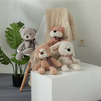 23cm pliušinis Meškinas žaislų Triušiui Fox beždžionė pliušinis lėlės iškamša minkštas vaikai tioys kūdikiui nuraminti lėlės vaikų dovanų