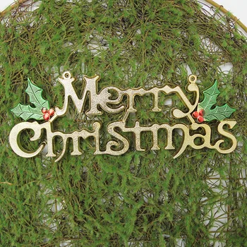 Naujovė Linksmų Kalėdų Laiškas Apnašas Xmas Tree Top Kabinti Ornamentu Apnašas Namuose Naujųjų Metų Šaliai Pakabukas Apdaila