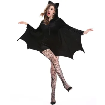 Helovinas Gpgb Moterų Kostiumai Plius Dydis 4XL suaugusi Vampyras Cosplay Šalies Bodysuit Playsuit