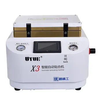 UYUE X3 Automatinis Laminavimo Mašina LCD Renovuoti OCA Vakuuminio Laminavimo Aparatas Ekrano Remontas, mobiliųjų remontas, 110/220V, 12 colių,