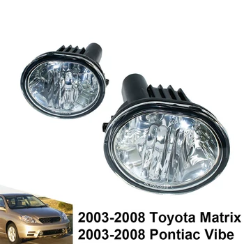 Už 03-08 Toyota Matrix Pontiac Vibe Aišku, Rūko Žibintai, Bamperis, Lempos+Lemputės 9006