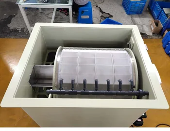 Ritinio filtras akvakultūros microfilter išorinio filtro įrangai, akvakultūros vandens valymo iš krevečių, krabų ir žuvis