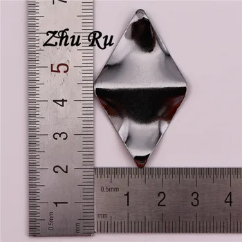 5vnt ZHU RU 46.8*27.4 mm rhombus rhombic Quadrilateral apdailos pakabukas vario žavesio 