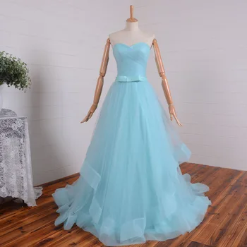 Brangioji stebėjimo tiulio turkio spalvos šalis suknelę, promenadzie suknelė 2017new stilių užsakymą padaryti nemokamas pristatymas