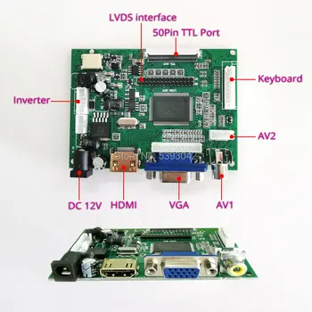 1-CCFL LCD ekranas N150X2/N150X3/N150X6 stebėti panel 1024*768 ekrano valdiklis ratai valdyba 