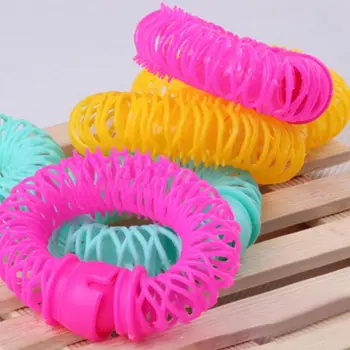 Mados 8pcs ic Hair Curler Spiralės Garbanos Roller Spurgos Curl Plaukų Formavimo Įrankis, plaukų aksesuarai
