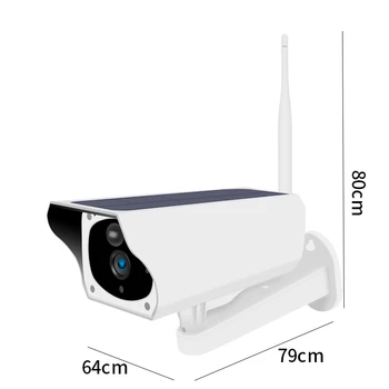T1 Apsaugos Kamera, Lauko 1080P IP66 Saulės Nuotolinio Lauko Wifi Vandeniui Belaidės Stebėjimo Kamera(Su 2Batteries)
