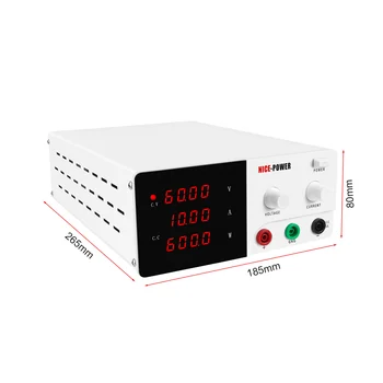 Aukšto Tikslumo 600W DC impulsinis Maitinimo šaltinis Reguliuojamas Laboratorija 30 V 20A Įtampa Reguliuojama Maitinimo šaltiniai Stendo Šaltinis 60V10A