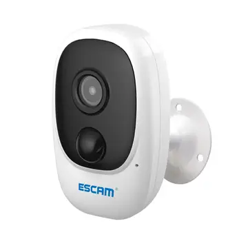 ESCAM G08 2MP, daugkartinio Įkrovimo Baterija IP Kameros Saulės Energijos Įkrovimo 1080P HD Lauko Belaidės Apsaugos Kameros WiFi