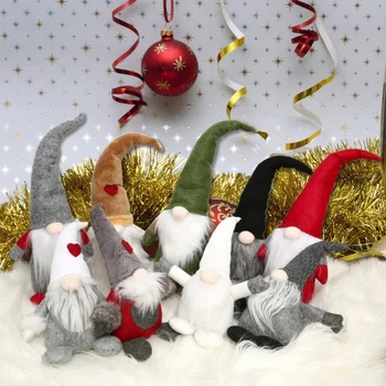 Švedijos Prabangus Rankų Darbo Santa Lėlės Gnome Skandinavijos Tomte Šiaurės Nisse Sockerbit Elf Nykštukas Namų Puošybos Kalėdų Santa