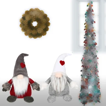Švedijos Prabangus Rankų Darbo Santa Lėlės Gnome Skandinavijos Tomte Šiaurės Nisse Sockerbit Elf Nykštukas Namų Puošybos Kalėdų Santa