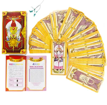 1 pakelis Kūrybos Magija Sakura Kortelės Gūstītājs Sakura Žaidimas Kortelės su Rausva šliuzo vartai Magija Knygos Nustatyti Magija Gudrybės Žaislai