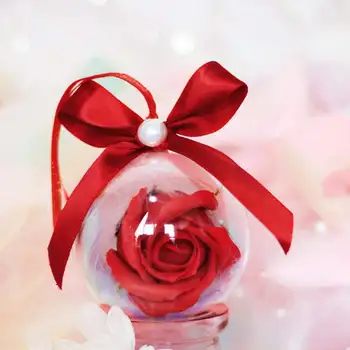 Muilas Gėlių Kabinti Modeliavimas Rose Plastiko Kamuolys Pakabukas Vestuvių Dekoracijos
