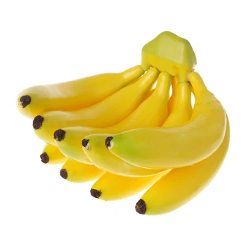 Realus Tikroviški Dirbtinų Bananų Kekės Vaisiai Netikrą Ekranas Prop Dekoratyvinis Maisto į Namus Šalis Dekoro Nov-6A