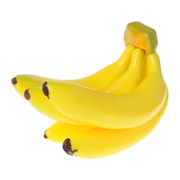 Realus Tikroviški Dirbtinų Bananų Kekės Vaisiai Netikrą Ekranas Prop Dekoratyvinis Maisto į Namus Šalis Dekoro Nov-6A